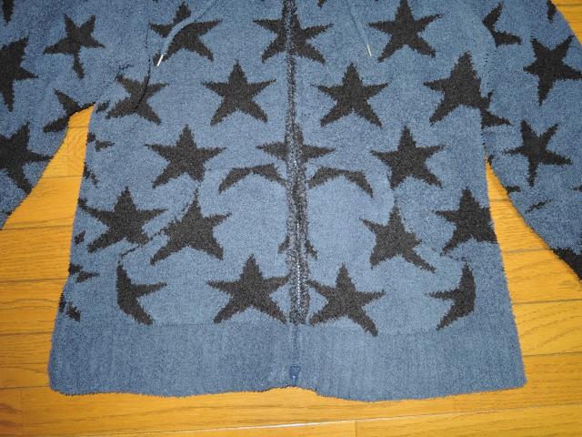 M THANK YOU FRIENDS エム スター柄 モコモコ ジップ パーカー S ポリエステル ☆★星 HOODIE TMT < ブランド M THANK YOU FRIENDS エム スター柄 モコモコ ジップ パーカー S ポリエステル ☆★星 HOODIE TMT < ブランドの