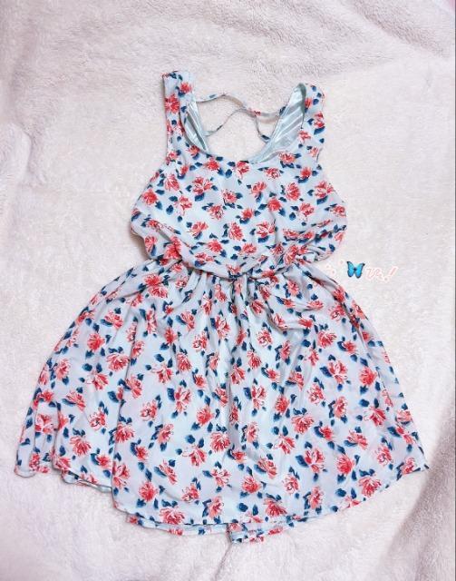 *ミニワンピース//花柄//裏地光沢サテン* < 女性ファッション *ミニワンピース//花柄//裏地光沢サテン* < 女性ファッションの