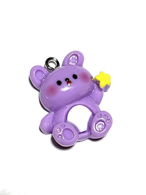 1256 紫ウサギ アニマルシリーズ 樹脂パーツ アクセサリーチャーム 動物 キャラクター うさぎ 兎 < ペット/手芸/園芸 1256 紫ウサギ アニマルシリーズ 樹脂パーツ アクセサリーチャーム 動物 キャラクター うさぎ 兎 < ペット/手芸/園芸の