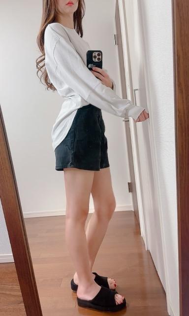 萌え袖たぽっ シンプルホワイトロンT 厚手 < 女性ファッション 萌え袖たぽっ シンプルホワイトロンT 厚手 < 女性ファッションの