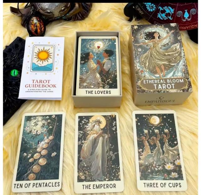 エターナルブルームタロットカード ガイドブック付き 美しいイラストの占いカード < 本/雑誌 エターナルブルームタロットカード ガイドブック付き 美しいイラストの占いカード < 本/雑誌の