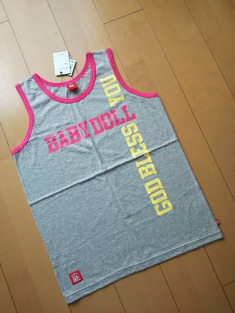 新品リンガータンクLグレー☆ベビードールBABYDOLLベビド < ブランド 新品リンガータンクLグレー☆ベビードールBABYDOLLベビド < ブランドの