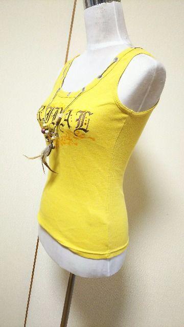 刺繍ロゴタンク★アクセ付き★M < 女性ファッション  刺繍ロゴタンク★アクセ付き★M  < 女性ファッションの