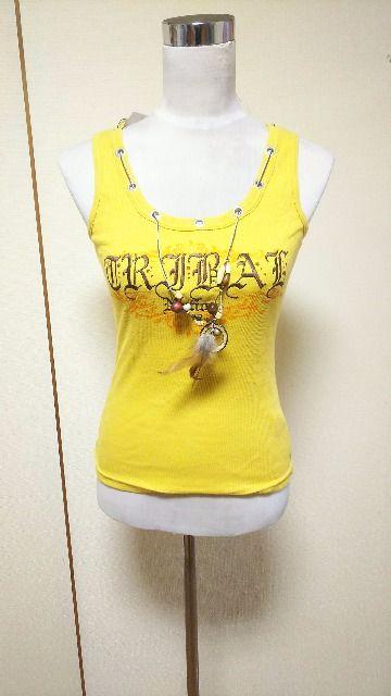 刺繍ロゴタンク★アクセ付き★M < 女性ファッション  刺繍ロゴタンク★アクセ付き★M < 女性ファッションの