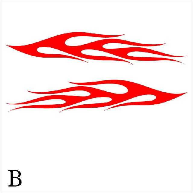 ファイヤーパターンステッカー B 50センチ 2枚組 < 自動車/バイク ファイヤーパターンステッカー B 50センチ 2枚組 < 自動車/バイク