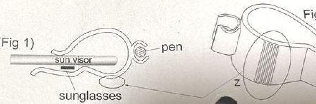サングラス&カード&ペンホルダーミニ サンバイザーに装着 < 自動車/バイク サングラス&カード&ペンホルダーミニ サンバイザーに装着 < 自動車/バイク