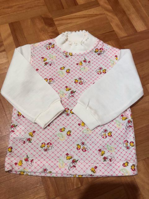 昭和レトロ 日本製 薄手トレーナー メロウフリル < キッズ/ベビー 昭和レトロ 日本製 薄手トレーナー メロウフリル < キッズ/ベビーの