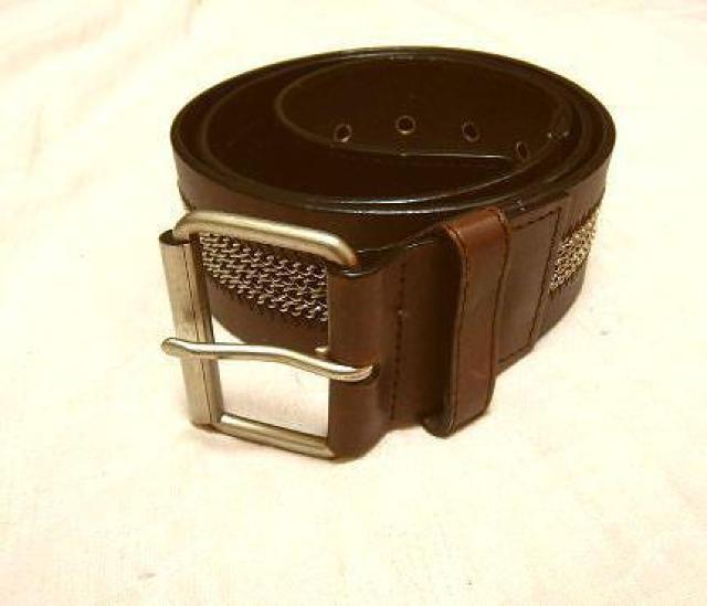 ◆ベルト レザー ブラウン アウター用 中古品 < 男性ファッション  ◆ベルト レザー ブラウン アウター用 中古品  < 男性ファッションの