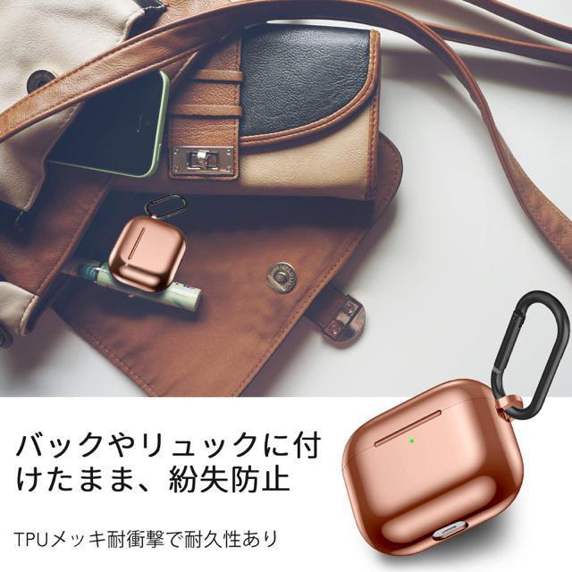 Apple AirPods ��3���� ���[�P�[�X AirPods3 �ی�J�o�[ �R���p�`�u�� ���b�L TPU�ϏՌ� �y�� ���[�Y�� �� �j���A�N�Z�T���[/���v�� 