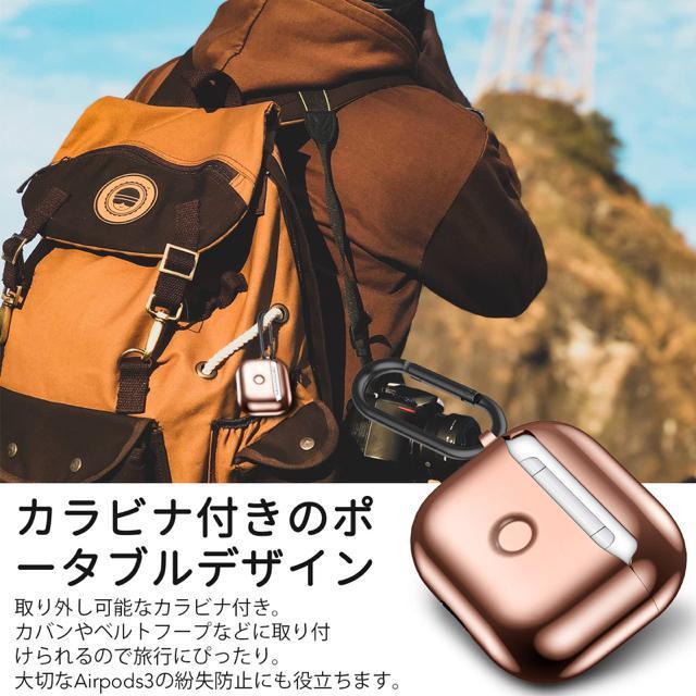 Apple AirPods ��3���� ���[�P�[�X AirPods3 �ی�J�o�[ �R���p�`�u�� ���b�L TPU�ϏՌ� �y�� ���[�Y�� �� �j���A�N�Z�T���[/���v�� 