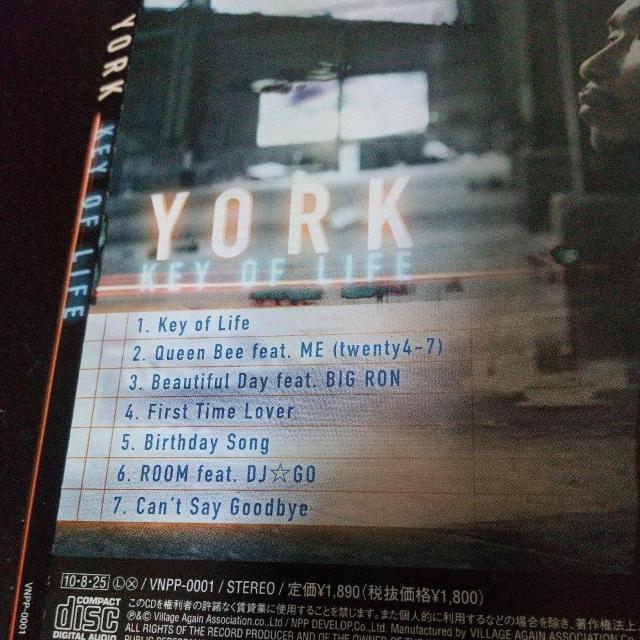 YORK『KEY OF LIFE』DJ☆GO BigRon twenty4-7 < CD/DVD/ビデオ  YORK『KEY OF LIFE』DJ☆GO BigRon twenty4-7 < CD/DVD/ビデオの