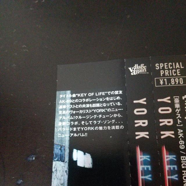 YORK『KEY OF LIFE』DJ☆GO BigRon twenty4-7 < CD/DVD/ビデオ  YORK『KEY OF LIFE』DJ☆GO BigRon twenty4-7 < CD/DVD/ビデオの