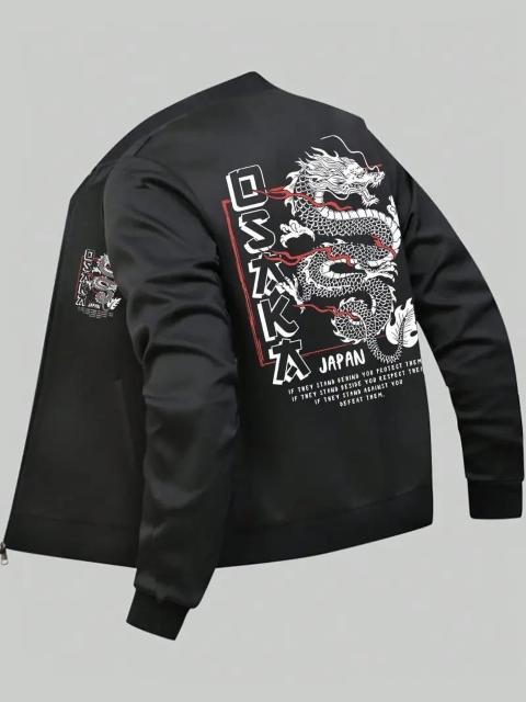 爆ヤス価格1990円★大阪 グラフィック ポリエステル  ジャケット メンズ - カジュアル USAサイズM(日本サイズXL相当) < 男性ファッション  爆ヤス価格1990円★大阪 グラフィック ポリエステル  ジャケット メンズ - カジュアル USAサイズM(日本サイズXL相当)  < 男性ファッションの