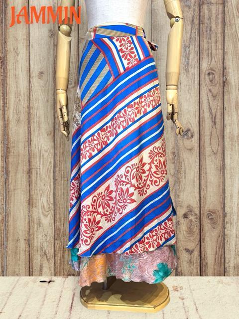 アジアン柄巻きスカート 巻きスカート エスニック アジアン ヒッピー 衣装 < 女性ファッション アジアン柄巻きスカート 巻きスカート エスニック アジアン ヒッピー 衣装 < 女性ファッションの