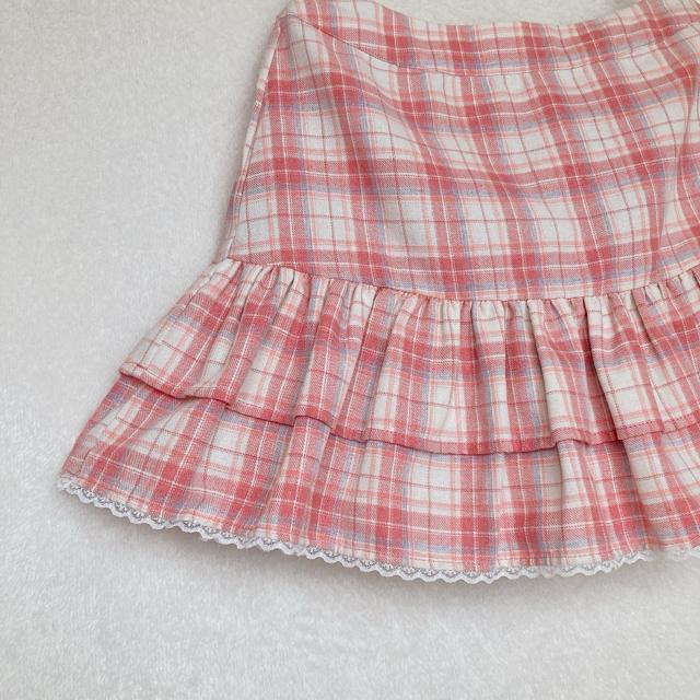 マジョレッティ ハローキティ コラボ チェック フレア スカート スカパン M N2m < 女性ファッション  マジョレッティ ハローキティ コラボ チェック フレア スカート スカパン M N2m < 女性ファッションの