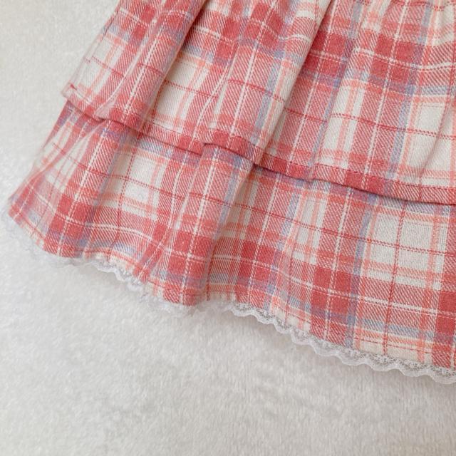 マジョレッティ ハローキティ コラボ チェック フレア スカート スカパン M N2m < 女性ファッション  マジョレッティ ハローキティ コラボ チェック フレア スカート スカパン M N2m < 女性ファッションの