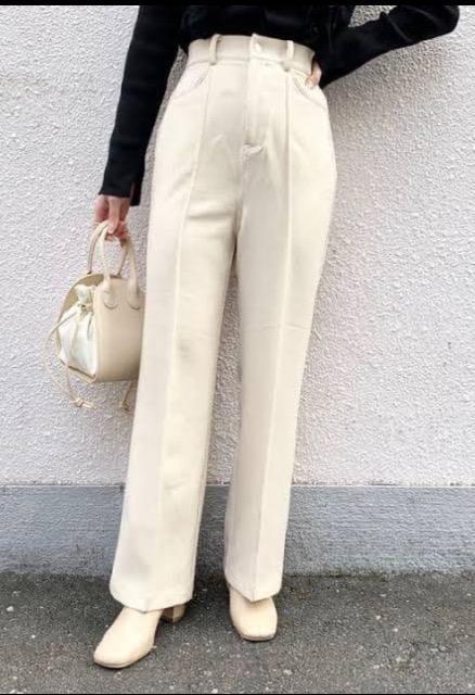 新品!Who's Who Chico チコ ハイウエストパンツ ライトベージュ < ブランド 新品!Who's Who Chico チコ ハイウエストパンツ ライトベージュ < ブランドの