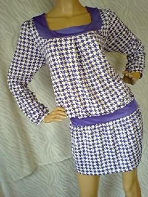 大人℃-ute(´エ`*)大きいサイズ†LL3L4L*千鳥格子柄ミニワンピ < 女性ファッション  大人℃-ute(´エ`*)大きいサイズ†LL3L4L*千鳥格子柄ミニワンピ < 女性ファッションの