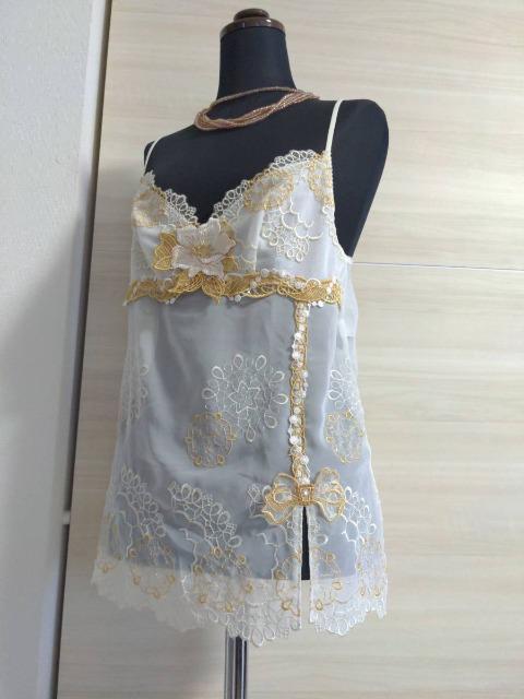 salute/サルート/プレステージ/14G/月姫/キャミソール/M/IV/アイボリー < 女性ファッション  salute/サルート/プレステージ/14G/月姫/キャミソール/M/IV/アイボリー < 女性ファッションの