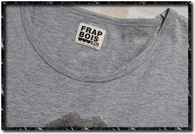 フラボアハーフ アップリケ付きTシャツ グレー < ブランド フラボアハーフ アップリケ付きTシャツ グレー < ブランドの