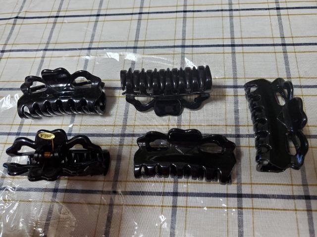 ヘアーグリップ 黒 5個 < 女性アクセサリー/時計 ヘアーグリップ 黒 5個 < 女性アクセサリー/時計の