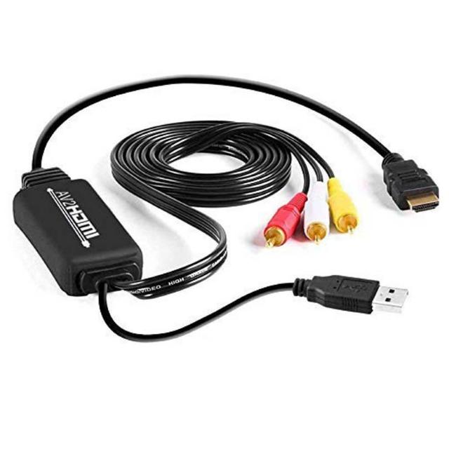 RCA HDMI 変換器 RCAオス hdmiオス変換アダプター1080P av hdmi 変換ケーブル 1.8メートル < 家電/AV  RCA HDMI 変換器 RCAオス hdmiオス変換アダプター1080P av hdmi 変換ケーブル 1.8メートル < 家電/AVの
