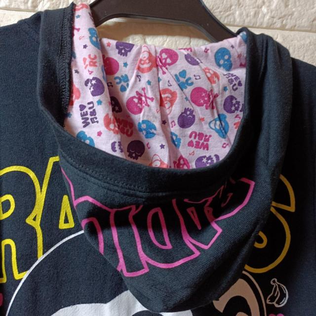 RADIC COLOR★新品★半袖パーカー/ブラック < 女性ファッション  RADIC COLOR★新品★半袖パーカー/ブラック < 女性ファッションの