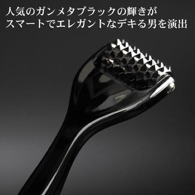 美容鍼 ローラー メンズ 美顔器 フェイス リフトアップ グッズ 熱伝導トリートメントローラー ブラック < 家電/AV  美容鍼 ローラー メンズ 美顔器 フェイス リフトアップ グッズ 熱伝導トリートメントローラー ブラック < 家電/AVの