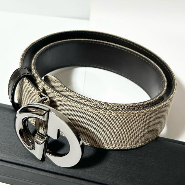 未使用 GUCCI グッチ ベルト ダブルG 106412・1766 キャンバス < ブランド  未使用 GUCCI グッチ ベルト ダブルG 106412・1766 キャンバス < ブランドの
