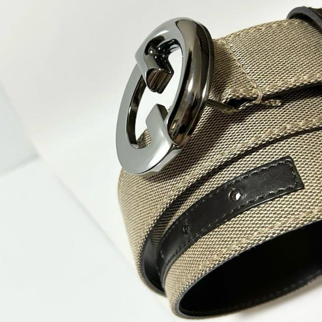 未使用 GUCCI グッチ ベルト ダブルG 106412・1766 キャンバス < ブランド  未使用 GUCCI グッチ ベルト ダブルG 106412・1766 キャンバス < ブランドの