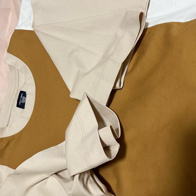 【COMME CA COMMUNE】 切り替え 7分袖 Tシャツ / M < ブランド 【COMME CA COMMUNE】 切り替え 7分袖 Tシャツ / M < ブランドの