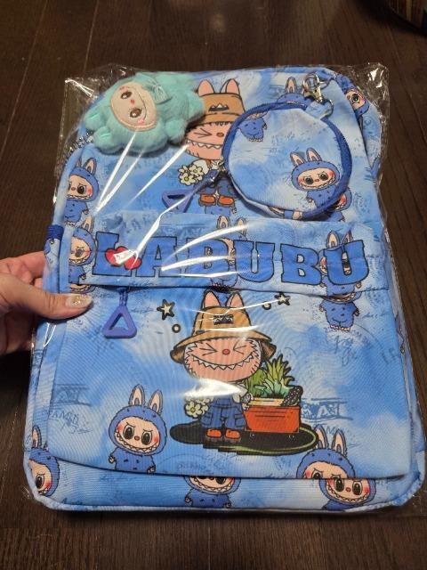 ラブブ 柄 リュック ブルー < キッズ/ベビー ラブブ 柄 リュック ブルー < キッズ/ベビーの