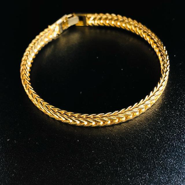 ゴールドカラー シルバーカラー ラインストーン 喜平 ブレスレット ブレス < 女性アクセサリー/時計 ゴールドカラー シルバーカラー ラインストーン 喜平 ブレスレット ブレス < 女性アクセサリー/時計の