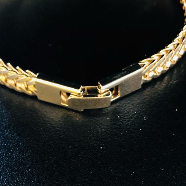 ゴールドカラー シルバーカラー ラインストーン 喜平 ブレスレット ブレス < 女性アクセサリー/時計 ゴールドカラー シルバーカラー ラインストーン 喜平 ブレスレット ブレス < 女性アクセサリー/時計の