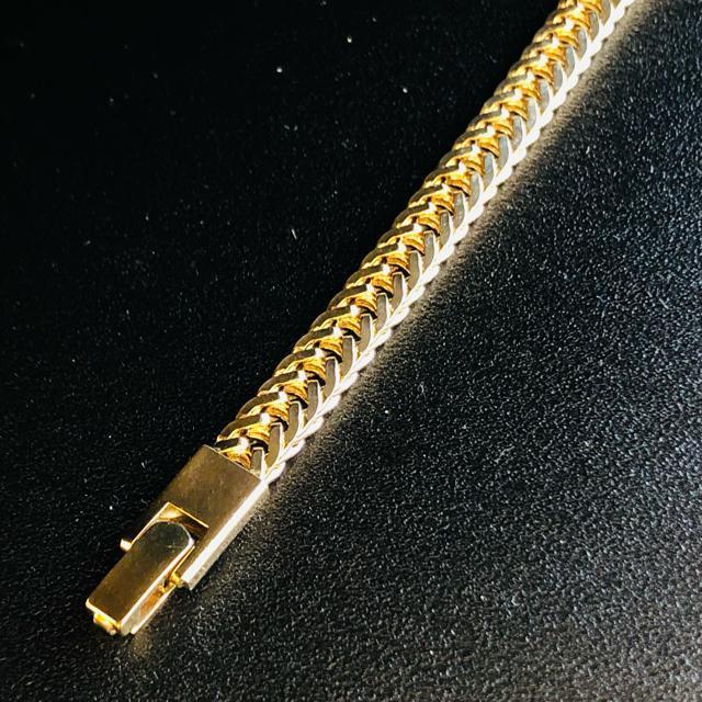 ゴールドカラー シルバーカラー ラインストーン 喜平 ブレスレット ブレス < 女性アクセサリー/時計 ゴールドカラー シルバーカラー ラインストーン 喜平 ブレスレット ブレス < 女性アクセサリー/時計の