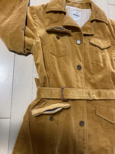 特価美品MK MICHEL KLEINMK ミッシェルクラントレンチコートコーデュロイイエローポケットたくさんベルト付き大活躍 < 女性ファッション 特価美品MK MICHEL KLEINMK ミッシェルクラントレンチコートコーデュロイイエローポケットたくさんベルト付き大活躍 < 女性ファッションの