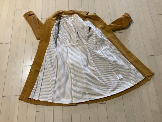 特価美品MK MICHEL KLEINMK ミッシェルクラントレンチコートコーデュロイイエローポケットたくさんベルト付き大活躍 < 女性ファッション 特価美品MK MICHEL KLEINMK ミッシェルクラントレンチコートコーデュロイイエローポケットたくさんベルト付き大活躍 < 女性ファッションの