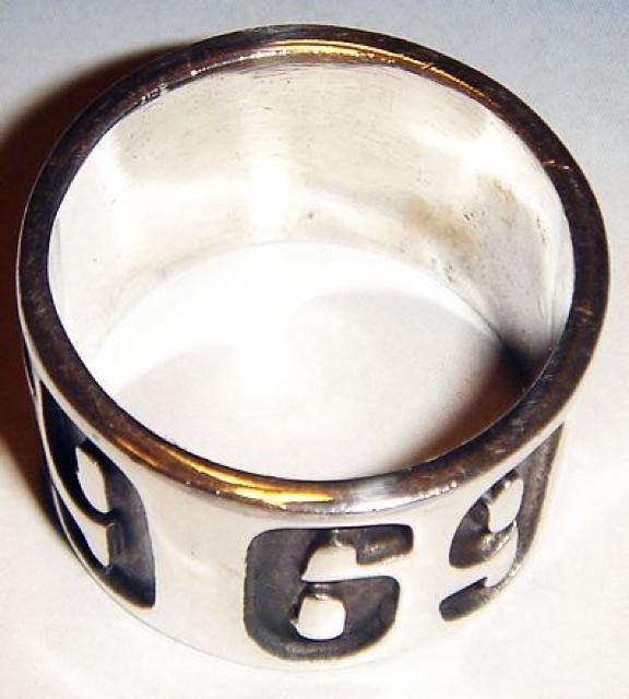 バリ シルバー Rock 69 ロック リング Silver925 < 男性アクセサリー/時計  バリ シルバー Rock 69 ロック リング Silver925 < 男性アクセサリー/時計の