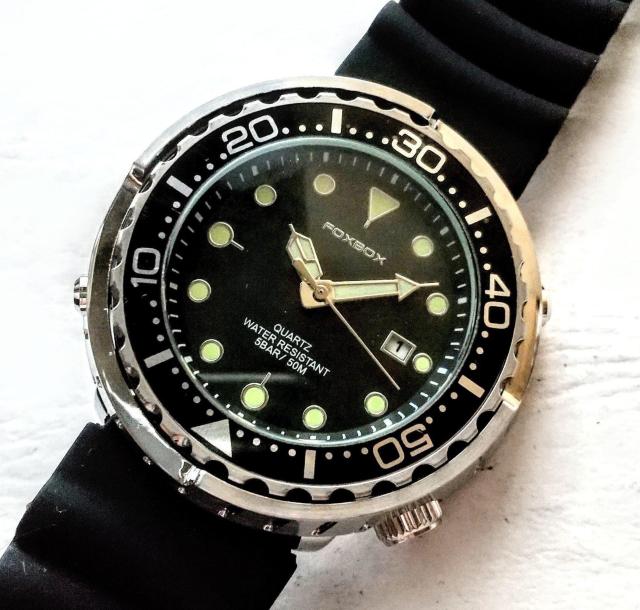 FOXBOX@rv@DIVER TYPE@Water RESISTANTO M50@  jANZT[/v 
