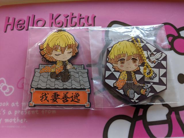 鬼滅の刃一番くじ 我妻善逸 きゅんキャララバーマスコット&きゅんキャラコースターA個セット ぜんいつ < アニメ/コミック/キャラクター  鬼滅の刃一番くじ 我妻善逸 きゅんキャララバーマスコット&きゅんキャラコースターA個セット ぜんいつ  < アニメ/コミック/キャラクターの