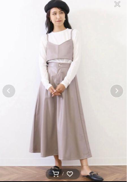 新品未使用 CHILLE カットソー×リボンデザインビスチェセット < 女性ファッション  新品未使用 CHILLE カットソー×リボンデザインビスチェセット < 女性ファッションの