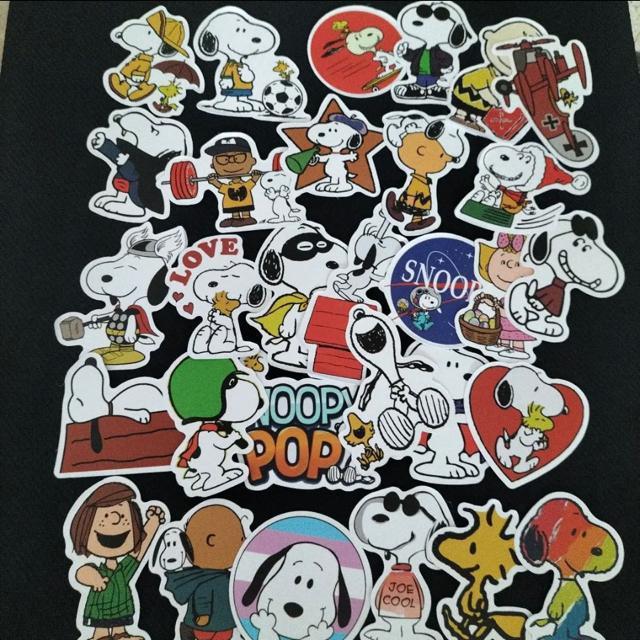 スヌーピー防水ステッカー 30枚 D < アニメ/コミック/キャラクター  スヌーピー防水ステッカー 30枚 D  < アニメ/コミック/キャラクターの