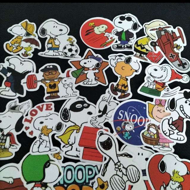 スヌーピー防水ステッカー 30枚 D < アニメ/コミック/キャラクター  スヌーピー防水ステッカー 30枚 D < アニメ/コミック/キャラクターの