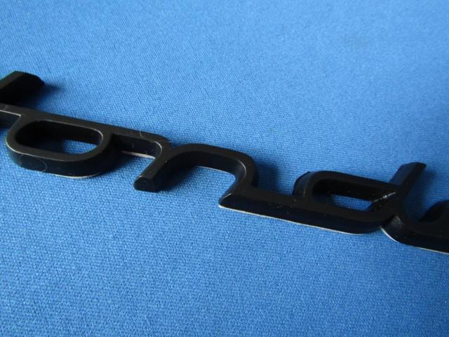 ●Honda ホンダ クラシックエンブレム MAD BLACK マッドブラック つや消し仕様 軽量ABS製 < 自動車/バイク ●Honda ホンダ クラシックエンブレム MAD BLACK マッドブラック つや消し仕様 軽量ABS製 < 自動車/バイク