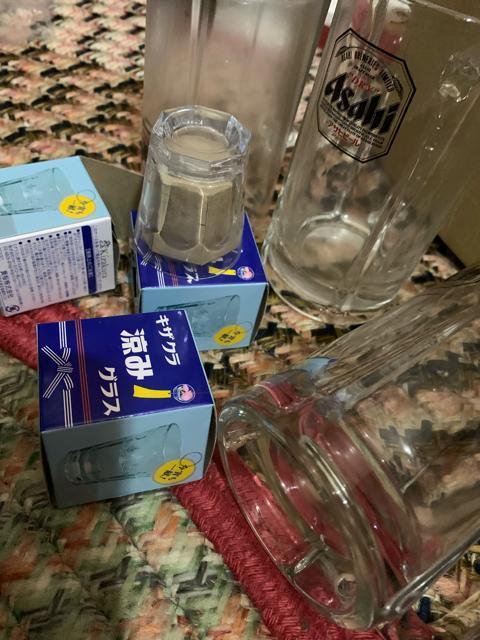 ASAHI アサヒジョッキ3個+日本酒グラス3送料無料 < ホビー  ASAHI アサヒジョッキ3個+日本酒グラス3送料無料 < ホビーの