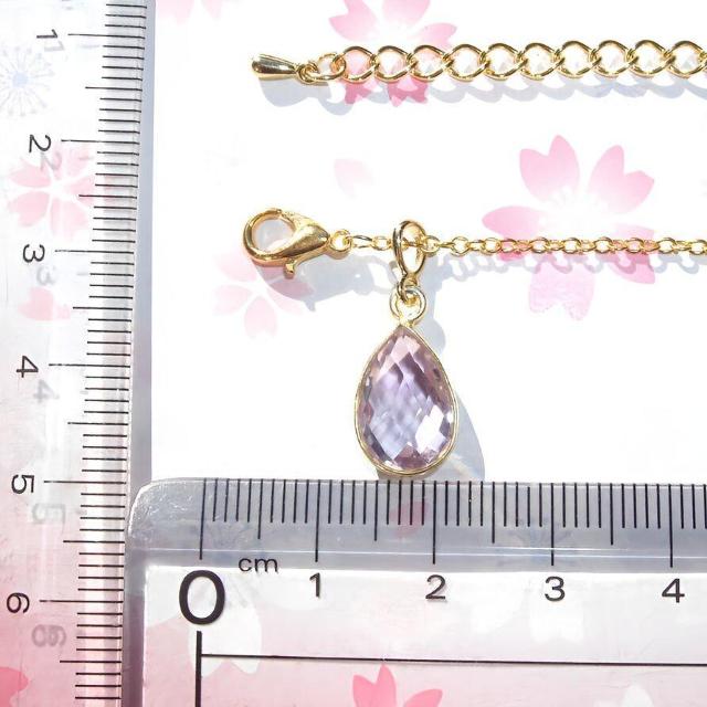 送料無料 即買い:天然石 ライトカラーアメジストドロップネックレス < 女性アクセサリー/時計  送料無料 即買い:天然石 ライトカラーアメジストドロップネックレス < 女性アクセサリー/時計の