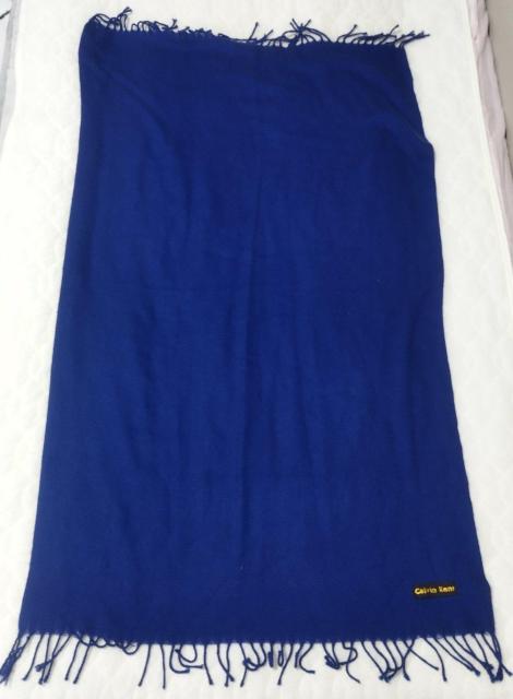 Calvin Kent ネイビー マフラー フリンジ付き < 男性ファッション Calvin Kent ネイビー マフラー フリンジ付き < 男性ファッションの