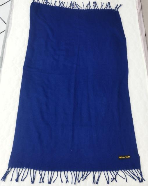 Calvin Kent ネイビー マフラー フリンジ付き < 男性ファッション Calvin Kent ネイビー マフラー フリンジ付き < 男性ファッションの