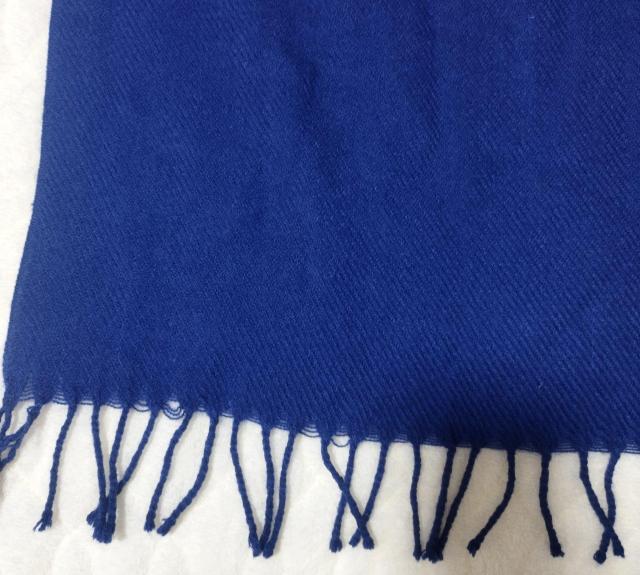 Calvin Kent ネイビー マフラー フリンジ付き < 男性ファッション Calvin Kent ネイビー マフラー フリンジ付き < 男性ファッションの