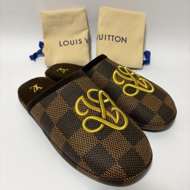 �y���g�p�z���C���B�g�� LV �p���X���C�� �~���[�� �_�~�G �T���_�� �X���b�p 26.5cm Louis Vuitton �� �u�����h�� 